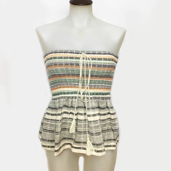 FLYING tomato Boho Cotton Strapless Top 🌻 - Picture 1 of 9